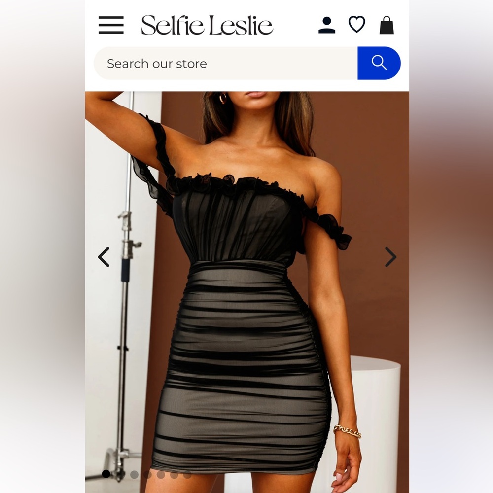 Selfie Leslie Seniorita mini dress
